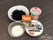 Mascarpone-Dessert mit Blaubeeren