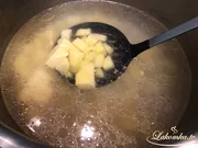 Gemüsesuppe mit Rindfleisch