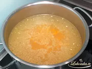 Käsesuppe mit Reis