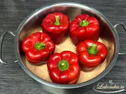 Geschmorte gefüllte Paprika