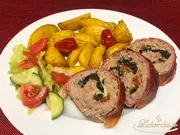 Italienische Hackfleischrolle