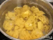 Garnelennudeln in cremiger Käsesauce