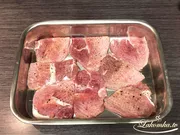 Schweinefleisch "unter einem Pelzmantel"
