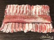 Schweinefilet im Speckmantel mit Pilzsauce