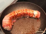 Schweinefilet im Speckmantel mit Pilzsauce