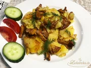 Bratkartoffeln mit Pfifferlingen