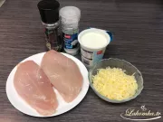 Hähnchenfilet in Sauerrahm-Käse-Sauce