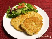 Gehackte Hähnchenschnitzel