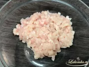 Gehackte Hähnchenschnitzel