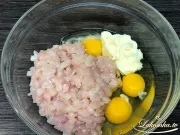Gehackte Hähnchenschnitzel