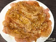 Zucchiniröllchen mit Hühnchen