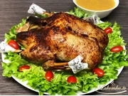 Festliche Ente mit Äpfeln und Orangensauce