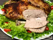 Festliche Ente mit Äpfeln und Orangensauce