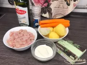 Diät-Hähnchenauflauf mit Kartoffeln