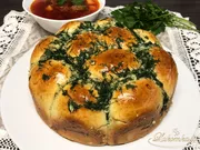 Knoblauch-Pampushki für Borschtsch