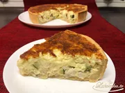 Quiche mit Zucchini und Hühnchen