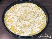 Blätterteigkuchen mit Fischkonserven