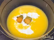 Kuchen mit Kartoffeln im Ofen
