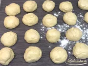 Kuchen mit Kartoffeln im Ofen