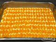 Kuchen mit Mandarinen aus der Dose