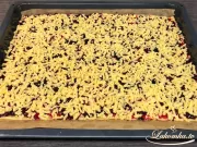 Geriebener Shortbread-Kuchen mit Marmelade