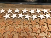 Mandelsterne mit Zimt